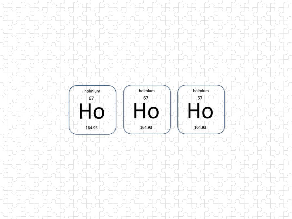 Richard Reeve Jigsaw Puzzle featuring the photograph Chemistry - Ho Ho Ho by Richard Reeve