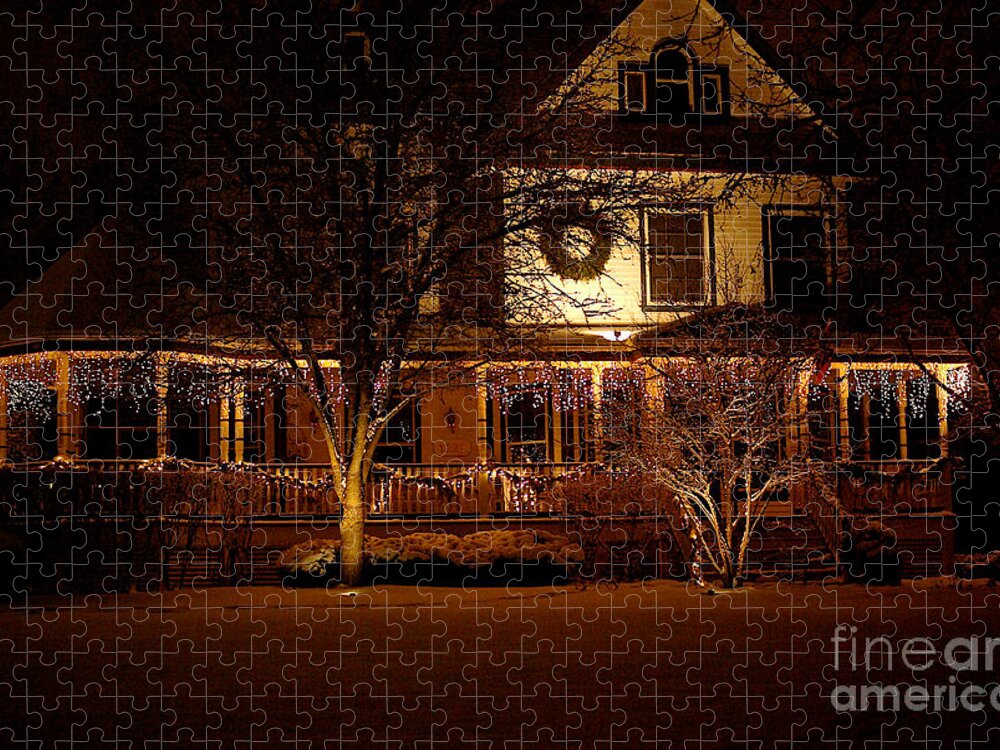 Christmas Jigsaw Puzzle featuring the photograph Christmas Spirit by Frank J Casella
