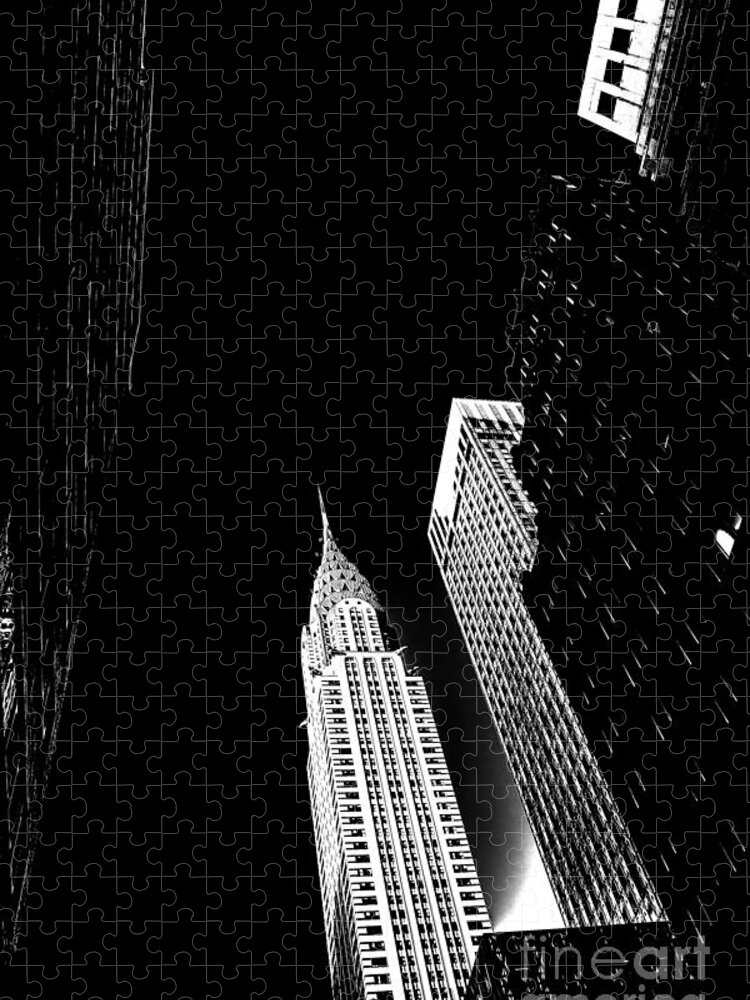 Chrysler Building Jigsaw Puzzle featuring the photograph Destiny by Az Jackson