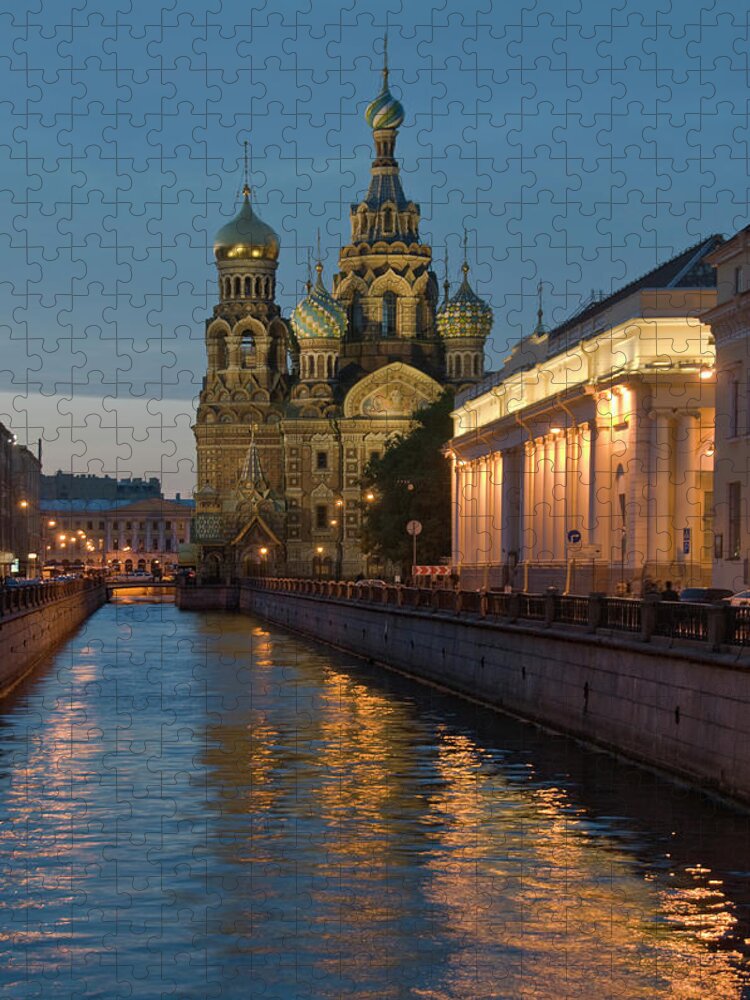 Built Structure Jigsaw Puzzle featuring the photograph Church Of The Saviour On Spilled Blood by Izzet Keribar