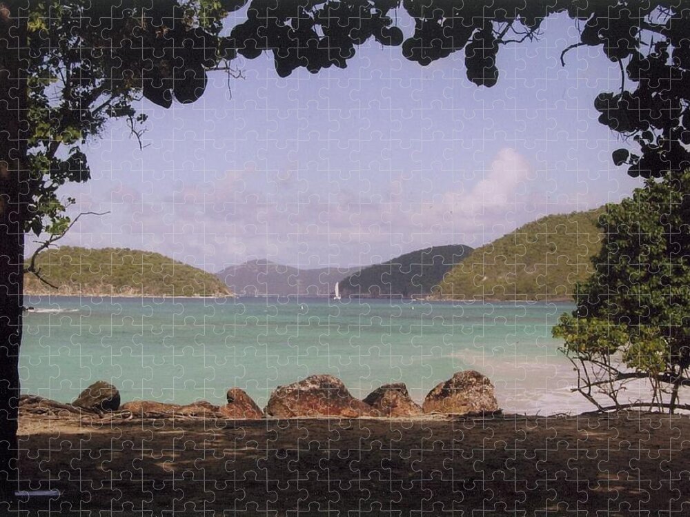 Cinnamon Bay Jigsaw Puzzle featuring the photograph Cinnamon bay by Robert Nickologianis