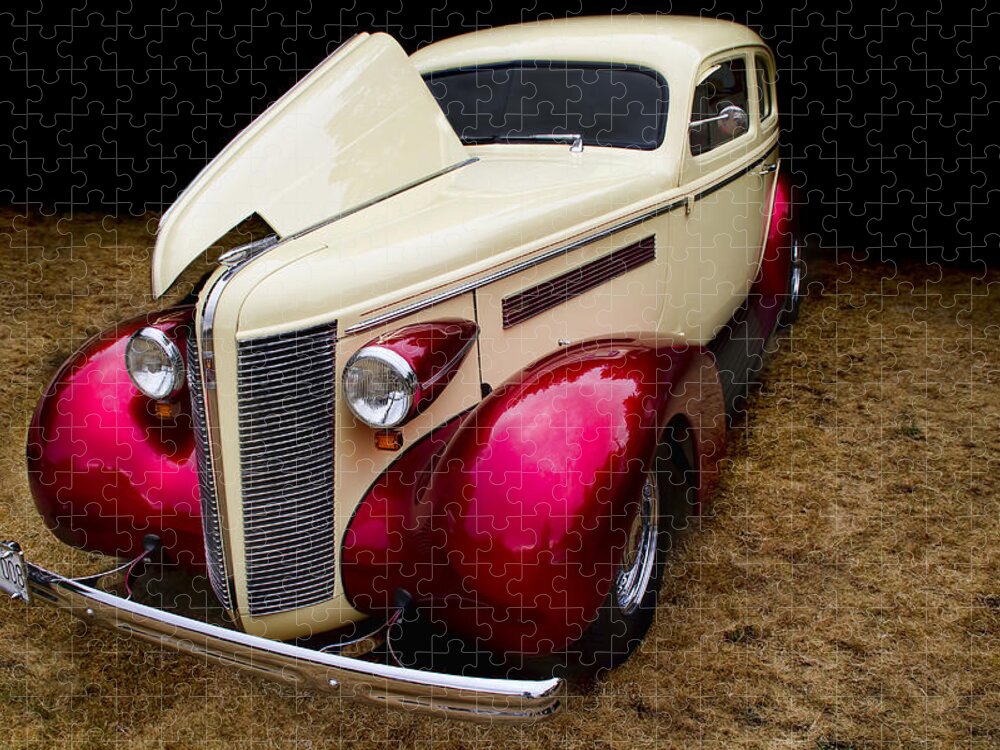 Buick Jigsaw Puzzle featuring the photograph Classic Car - 1937 Buick Century by Peggy Collins