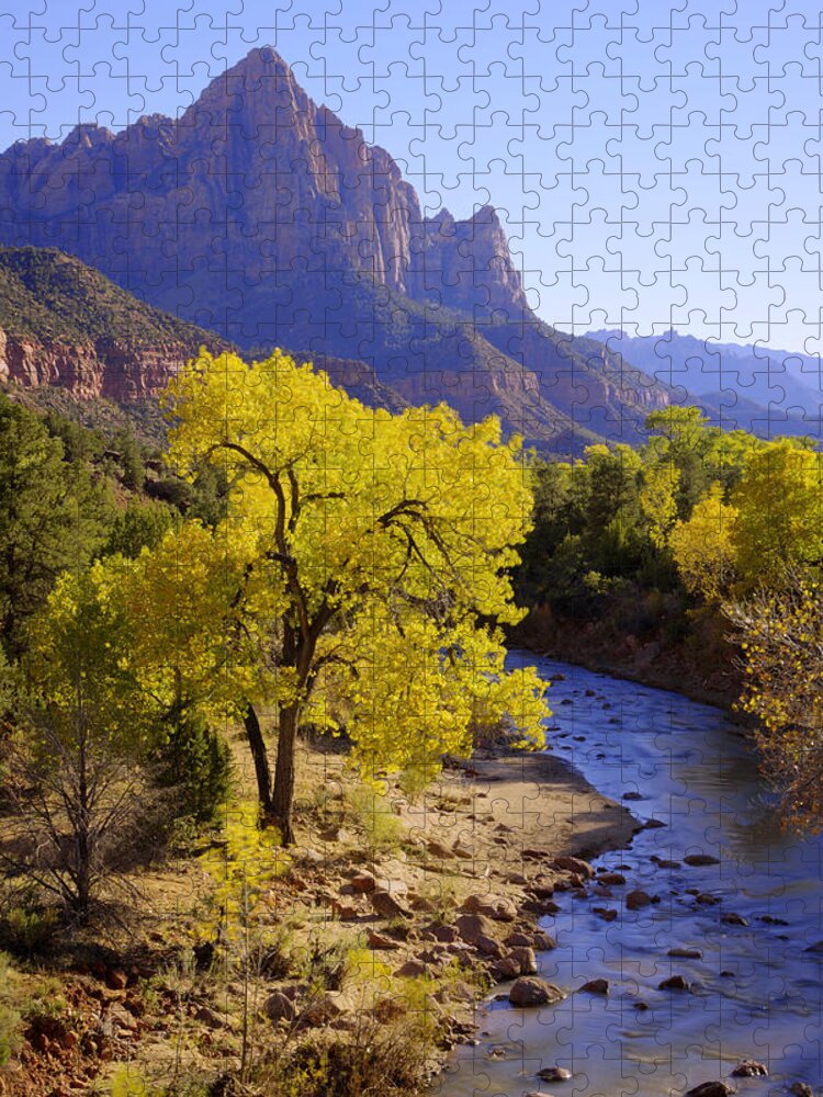Chad Dutson Jigsaw Puzzle featuring the photograph Classic Zion by Chad Dutson