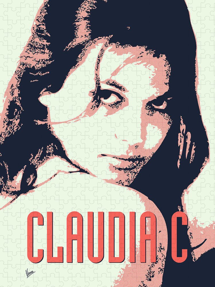 Claudia Jigsaw Puzzle featuring the digital art Claudia C by Chungkong Art