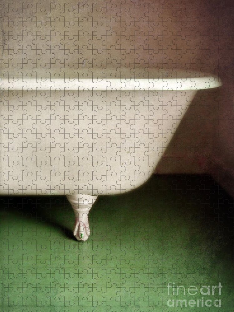 The above to withdraw Bulk Claw Foot Tub Jigsaw Puzzle by Jill Battaglia | Pixels