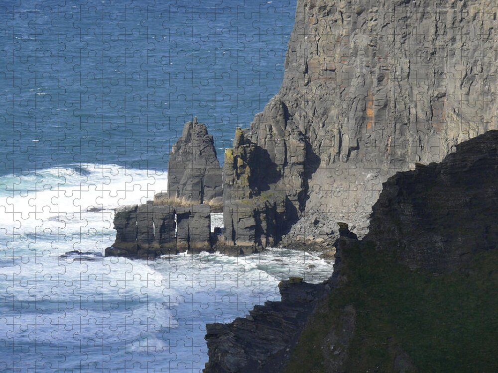 Travel Jigsaw Puzzle featuring the photograph Cliffs of Moher 6 by Mike McGlothlen