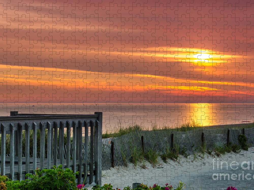 Mike Ste. Marie Jigsaw Puzzle featuring the photograph Sandy Neck Beach Sunrise by Mike Ste Marie