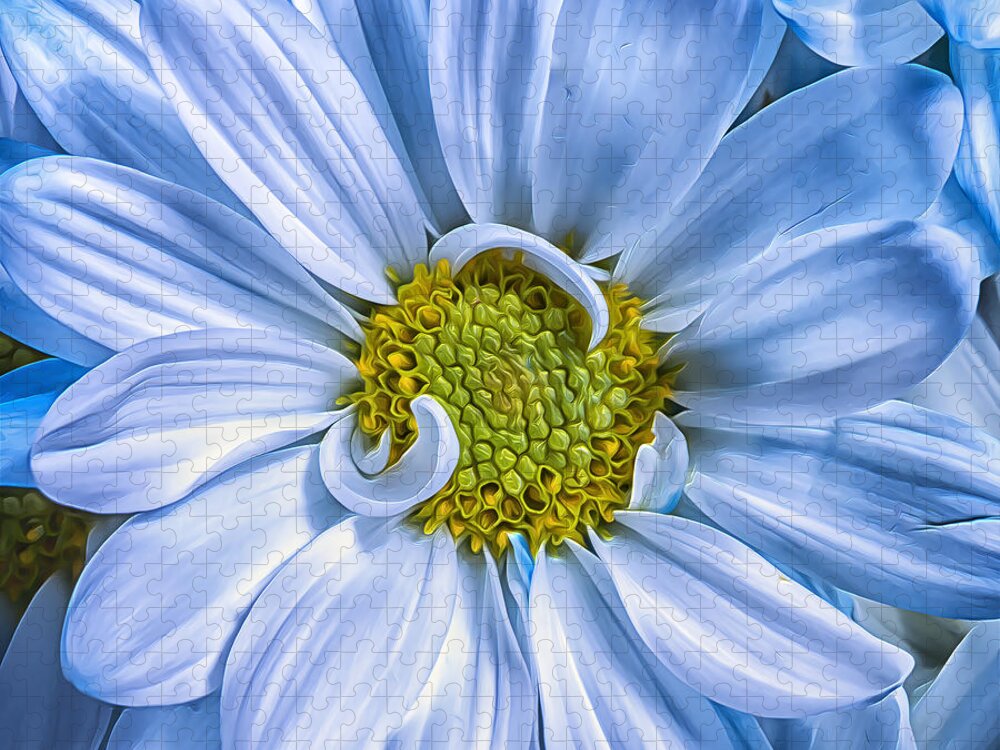 Flower Jigsaw Puzzle featuring the photograph Cobalt Blue Petals by Bill and Linda Tiepelman