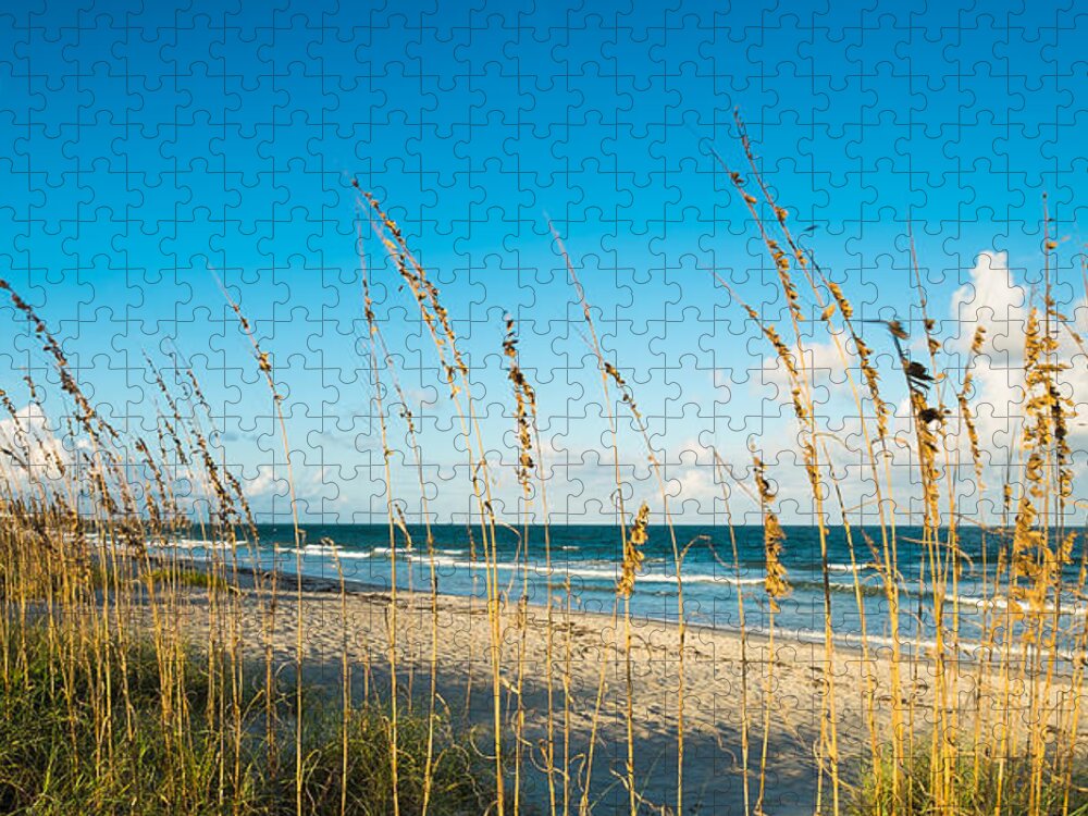 Cocoa Beach Jigsaw Puzzle featuring the photograph Cocoa Beach by Raul Rodriguez