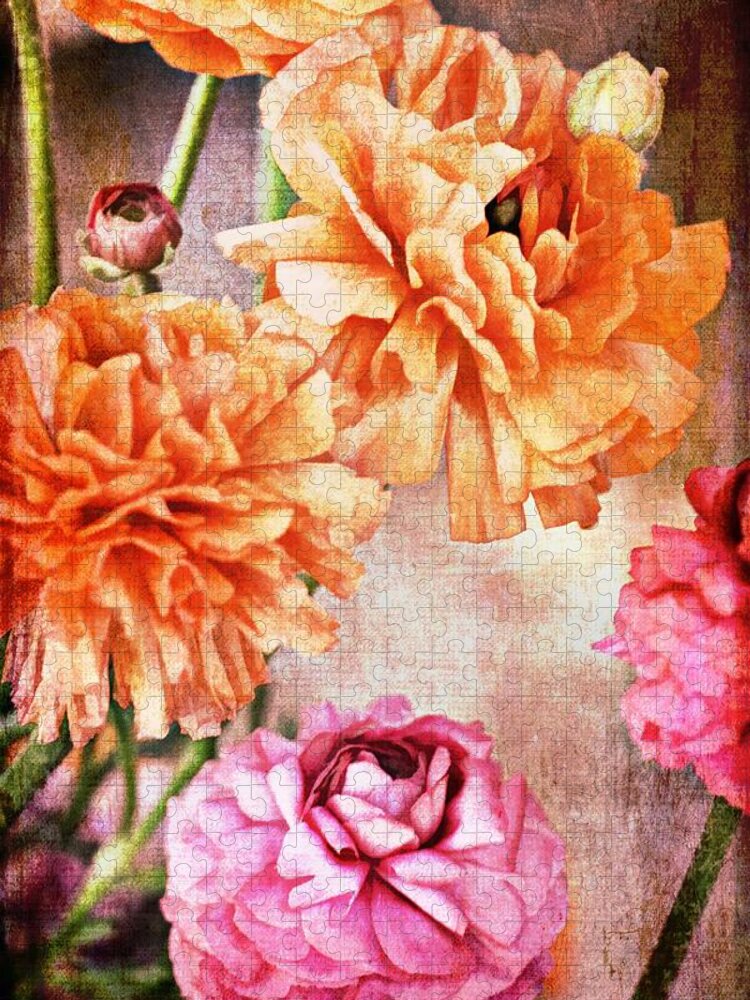 Floral Jigsaw Puzzle featuring the photograph Color 144 by Pamela Cooper