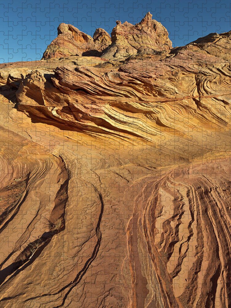 00559239 Puzzle featuring the photograph Colorado Plateau Sandstone Utah by Yva Momatiuk John Eastcott