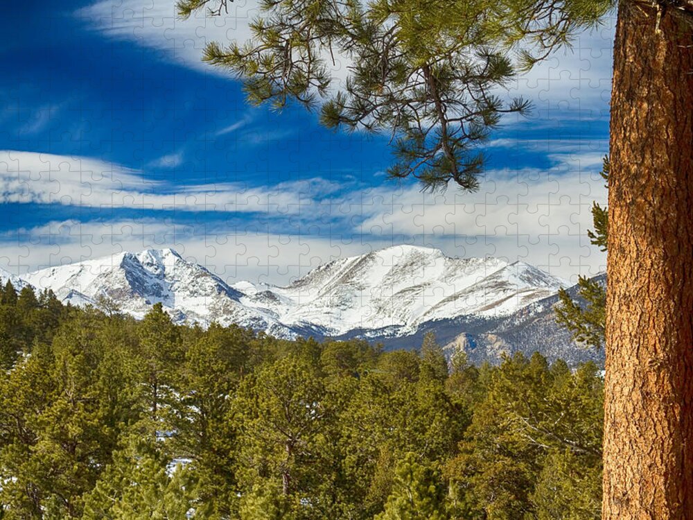 Rockies Jigsaw Puzzle featuring the photograph Colorado Rocky Mountain View by James BO Insogna