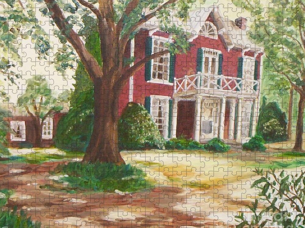 Pre-civil War Jigsaw Puzzle featuring the painting Coming Home by Julie Brugh Riffey