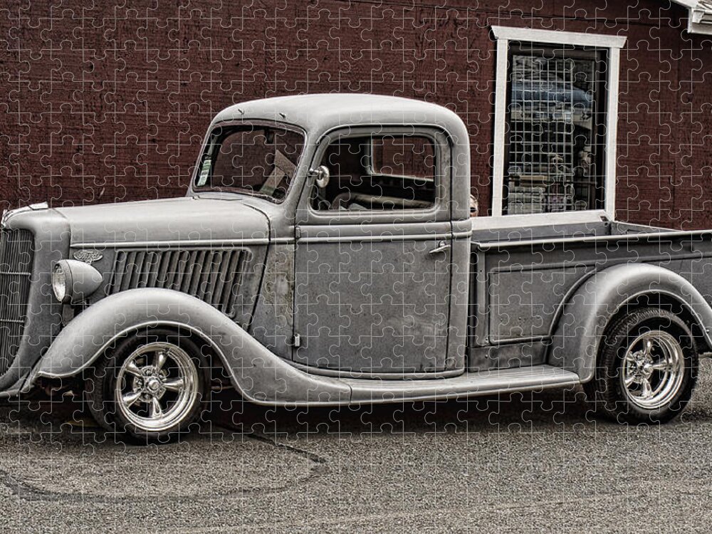 Ford Pick Up Jigsaw Puzzle featuring the photograph Cool little Ford Pick Up by Ron Roberts
