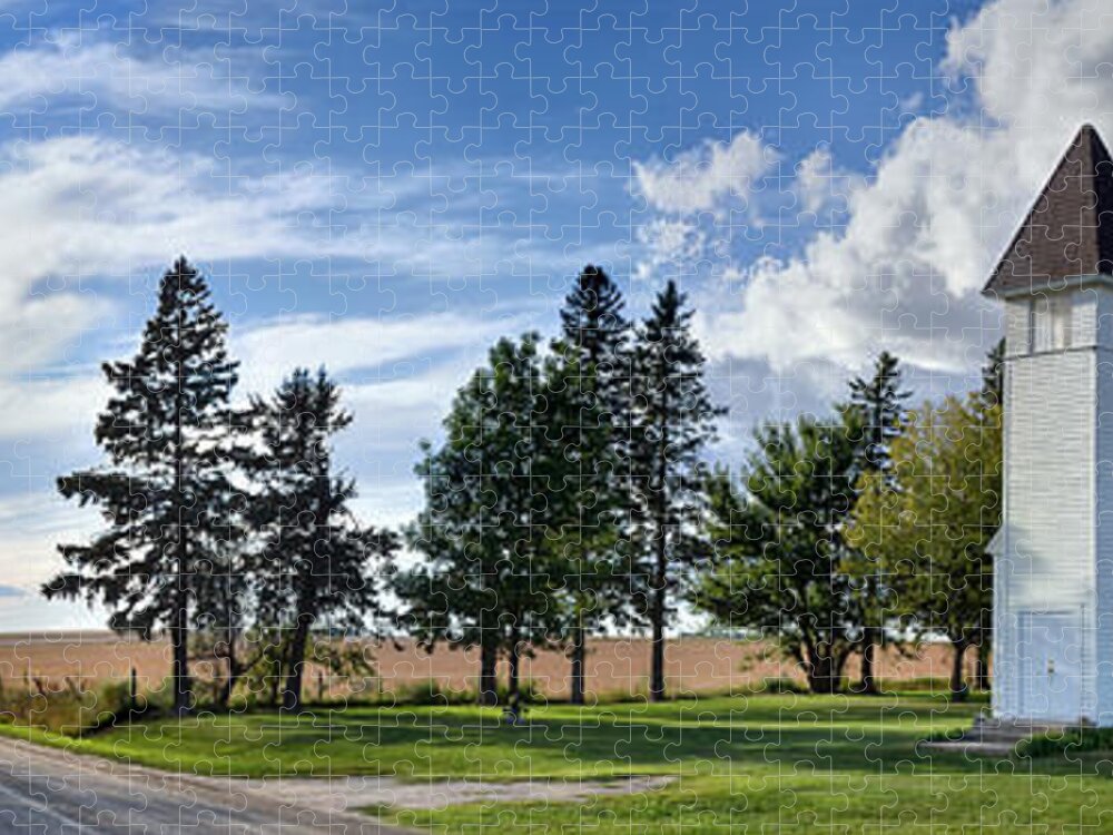 Country Jigsaw Puzzle featuring the photograph Country Church by Bruce Morrison