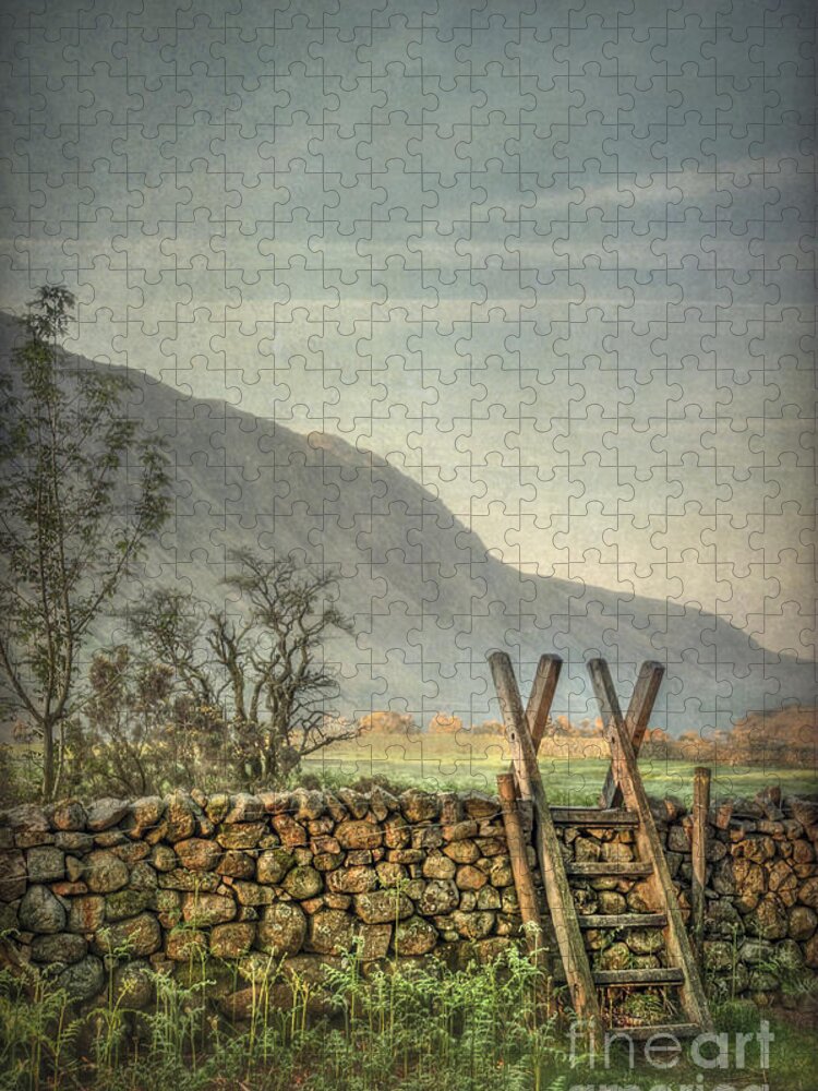Wasdale Head Jigsaw Puzzle featuring the photograph Country Spirit by Evelina Kremsdorf