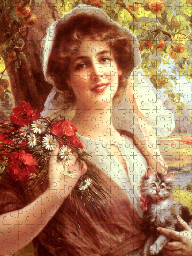 Emile Vernon Jigsaw Puzzle featuring the digital art Country Summer by Emile Vernon