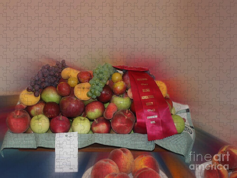 Country Fair Jigsaw Puzzle featuring the photograph County Fair Fruit Prize 4 by Smilin Eyes Treasures