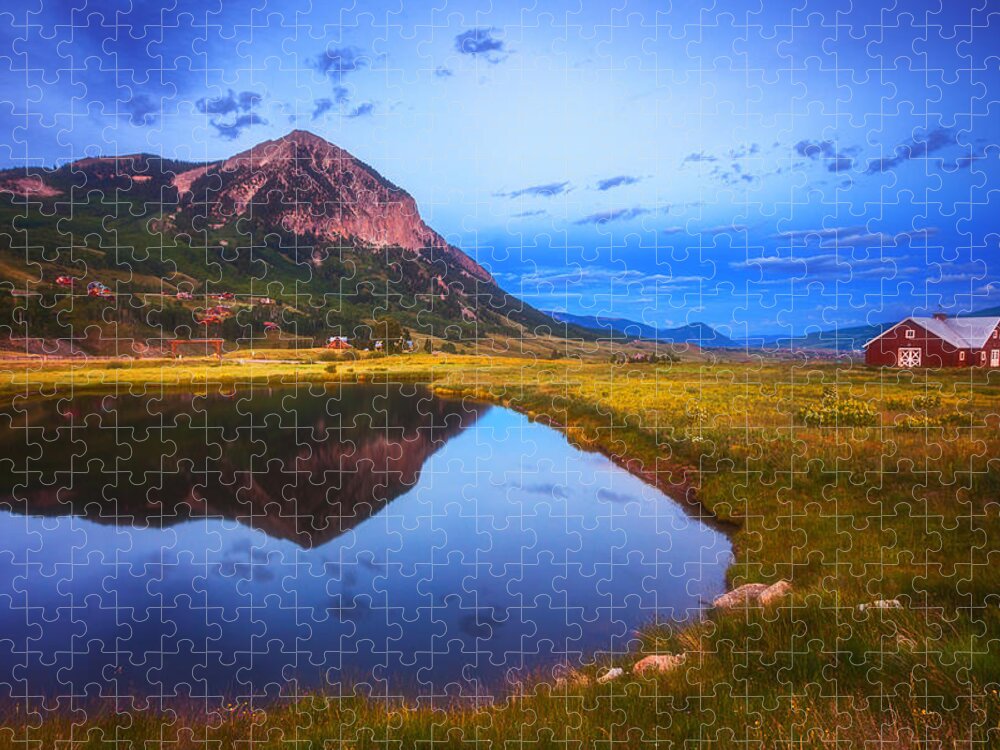 Crested Butte Jigsaw Puzzle featuring the photograph Crested Butte Morning by Darren White