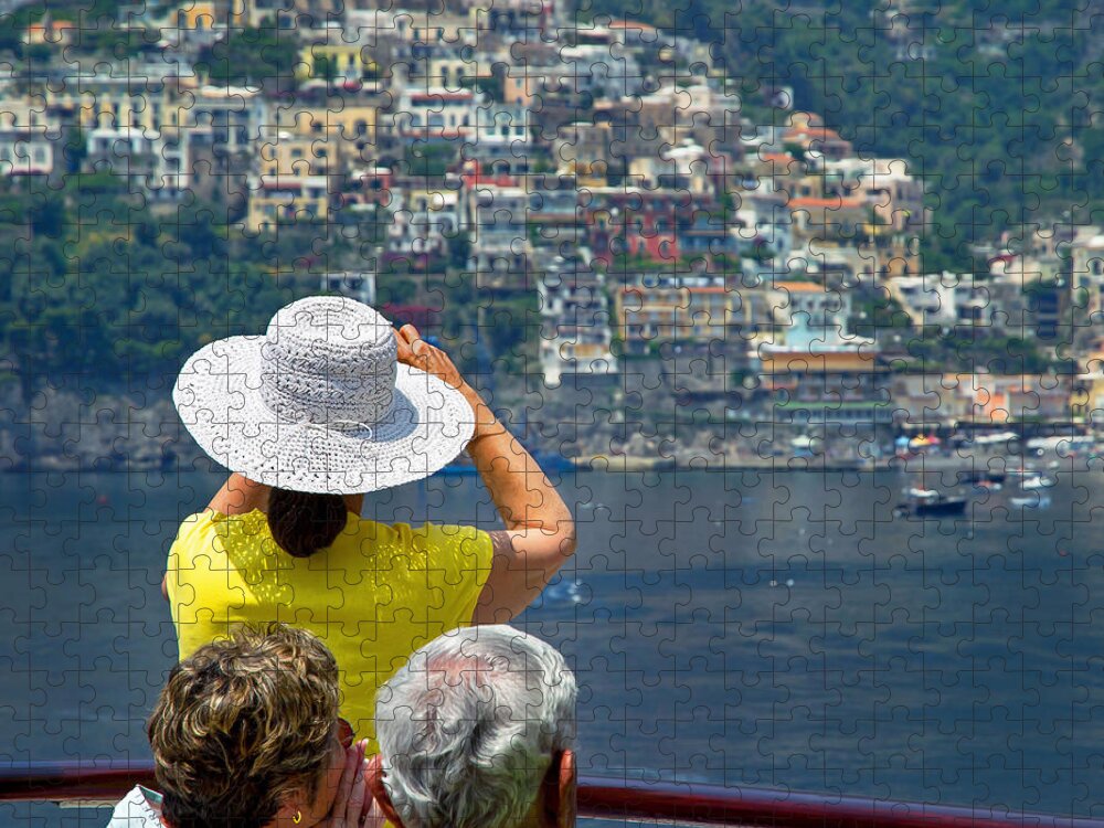 Sorrento Jigsaw Puzzle featuring the photograph Cruising the Amalfi Coast by Keith Armstrong