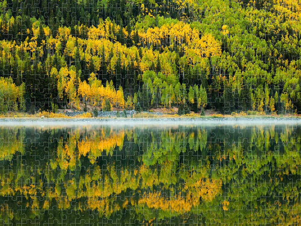 Crystal Lake Jigsaw Puzzle featuring the photograph Crystal's Colors by Darren White
