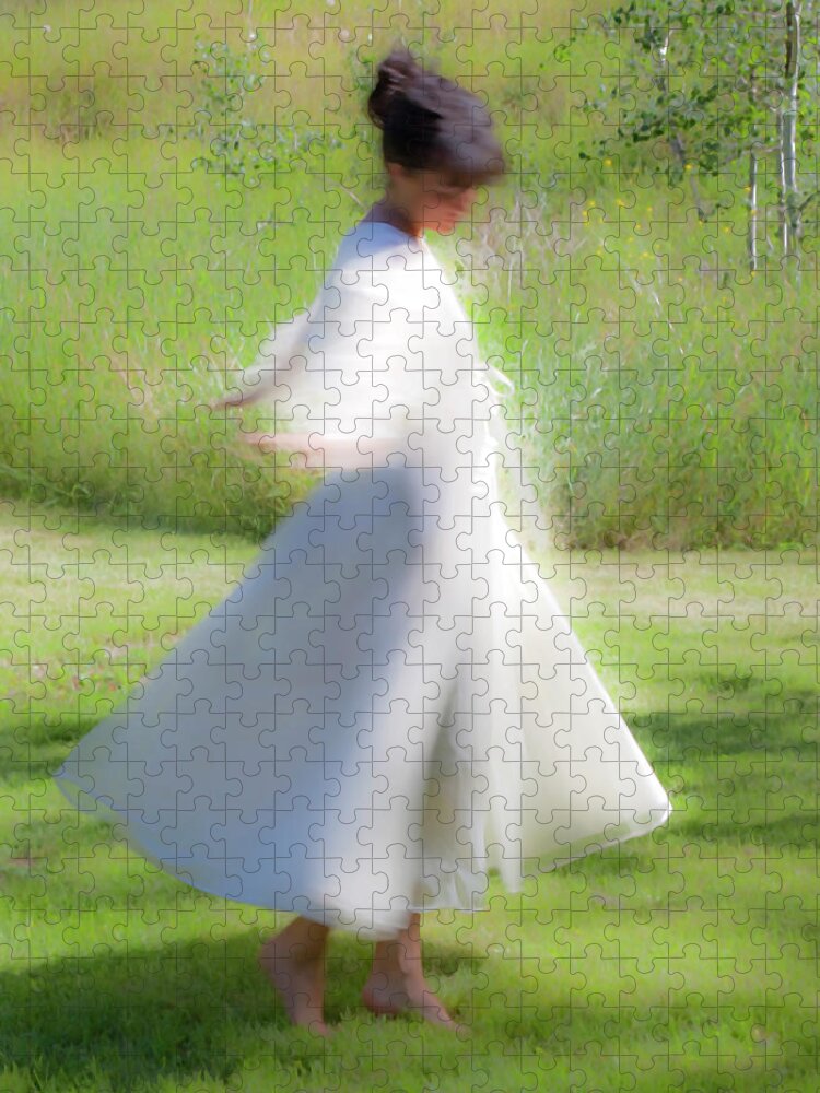 Impressionist Jigsaw Puzzle featuring the photograph Dancing In The Sun by Theresa Tahara