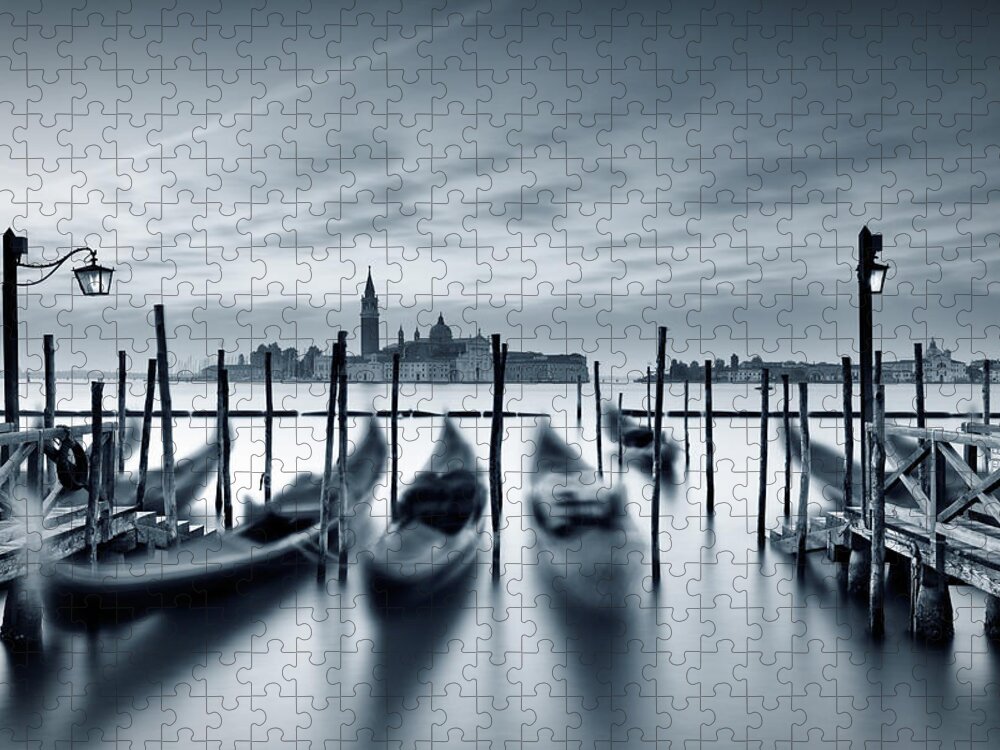 Dawn Jigsaw Puzzle featuring the photograph Dawn In Venice by Mammuth
