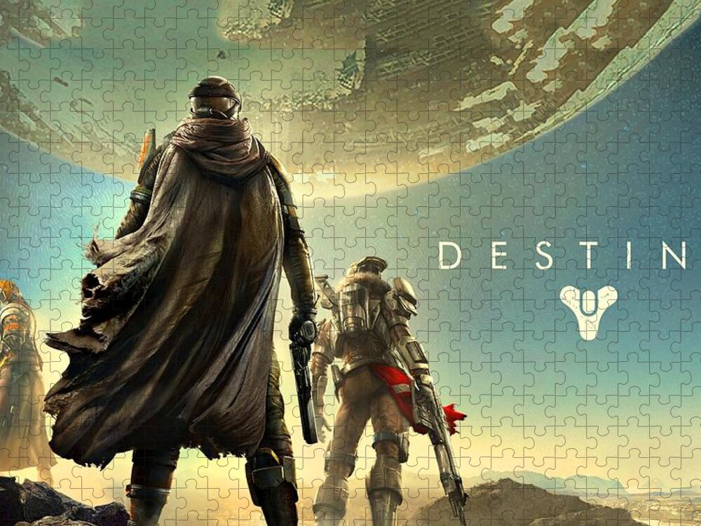 Destiny Jigsaw Puzzle featuring the digital art Destiny 1 by Movie Poster Prints