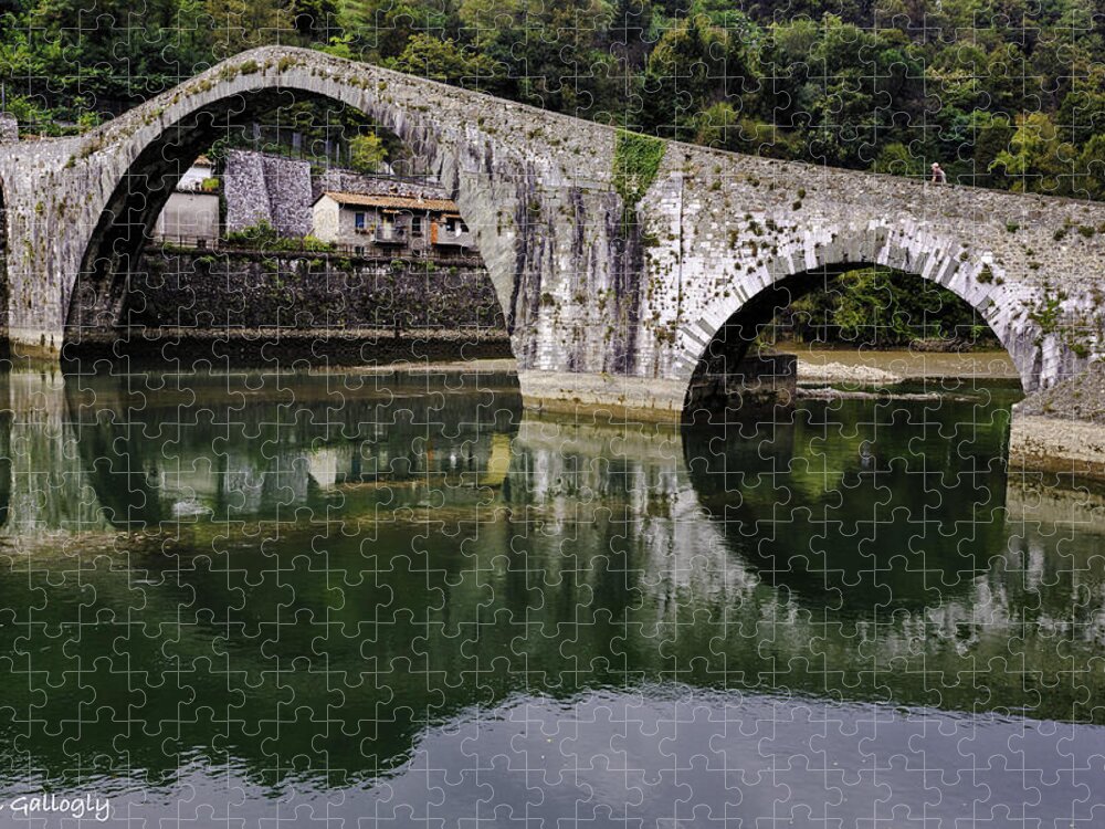 Devil's Bridge Jigsaw Puzzle featuring the photograph Devils Bridge by Fran Gallogly