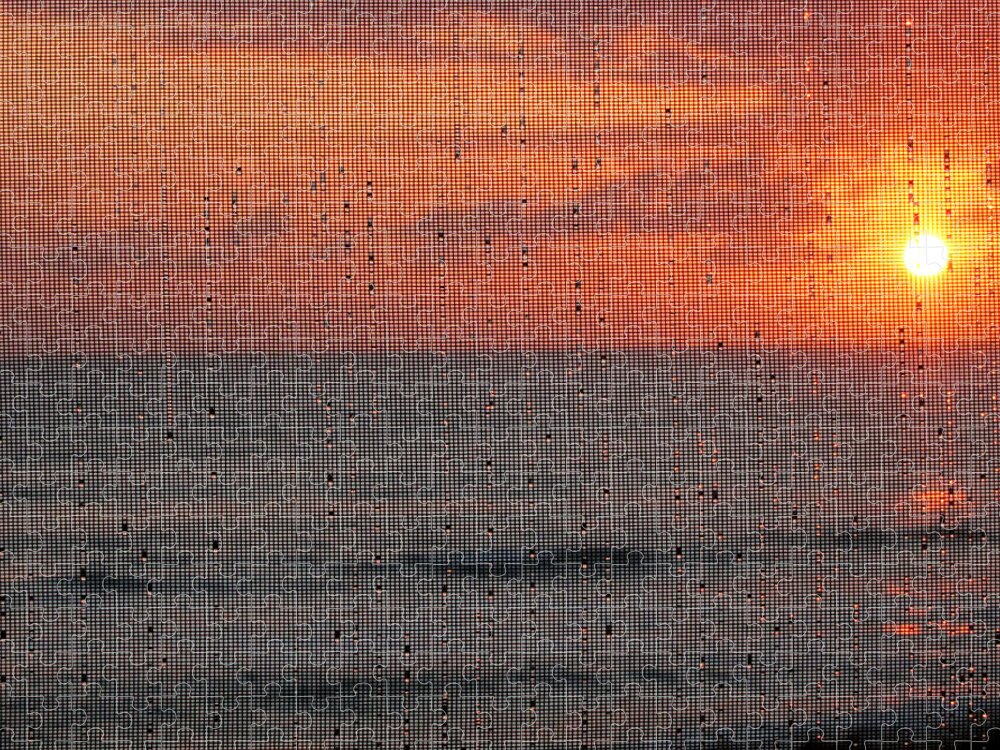 Sunrise Jigsaw Puzzle featuring the photograph Dew Drop Sunrise by Rick Locke - Out of the Corner of My Eye