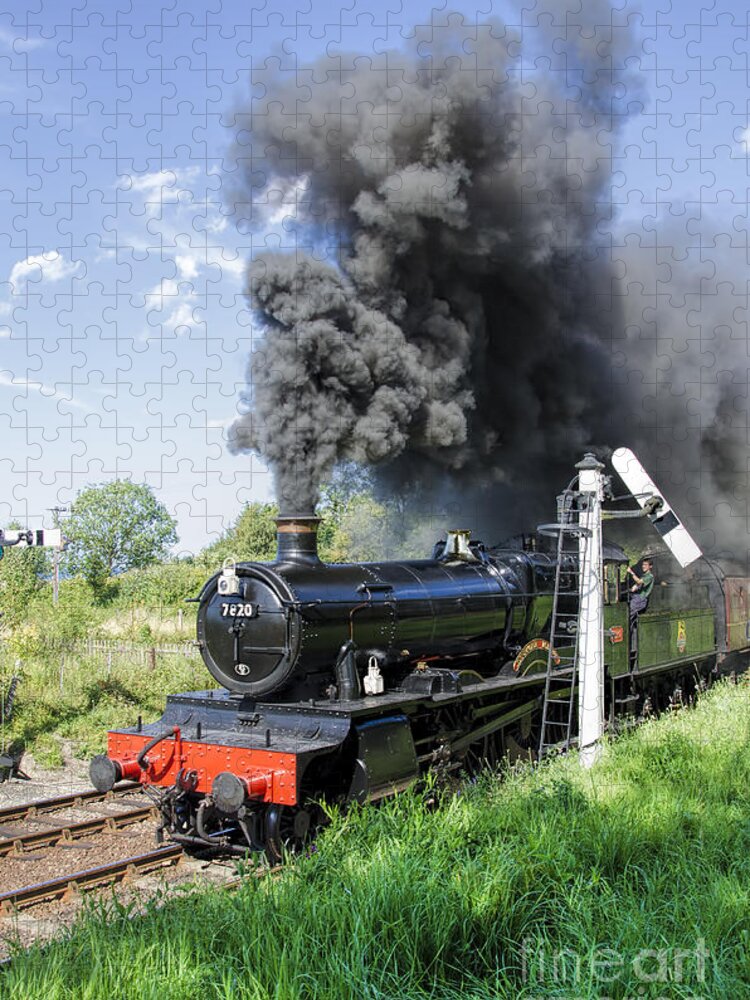 Dinsmore Manor Jigsaw Puzzle featuring the photograph Dinmore Manor in motion by Steev Stamford