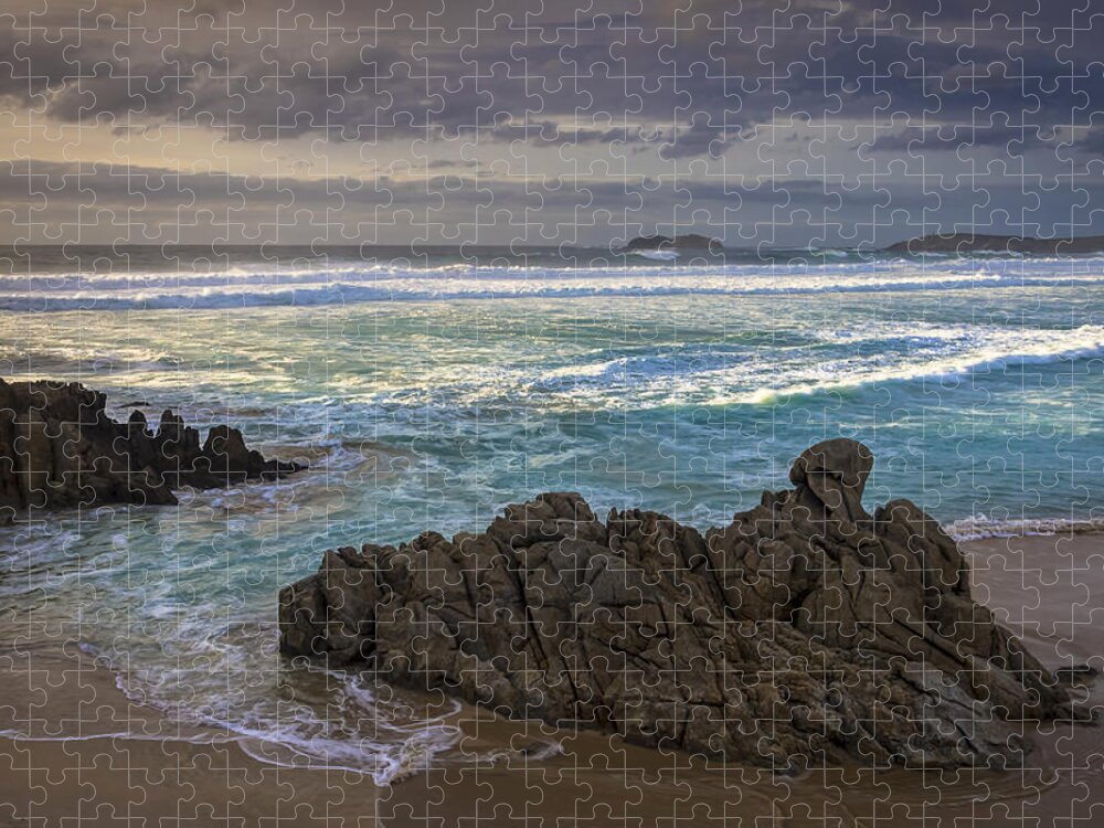 Doniños Jigsaw Puzzle featuring the photograph Doninos Beach Ferrol Galicia Spain by Pablo Avanzini