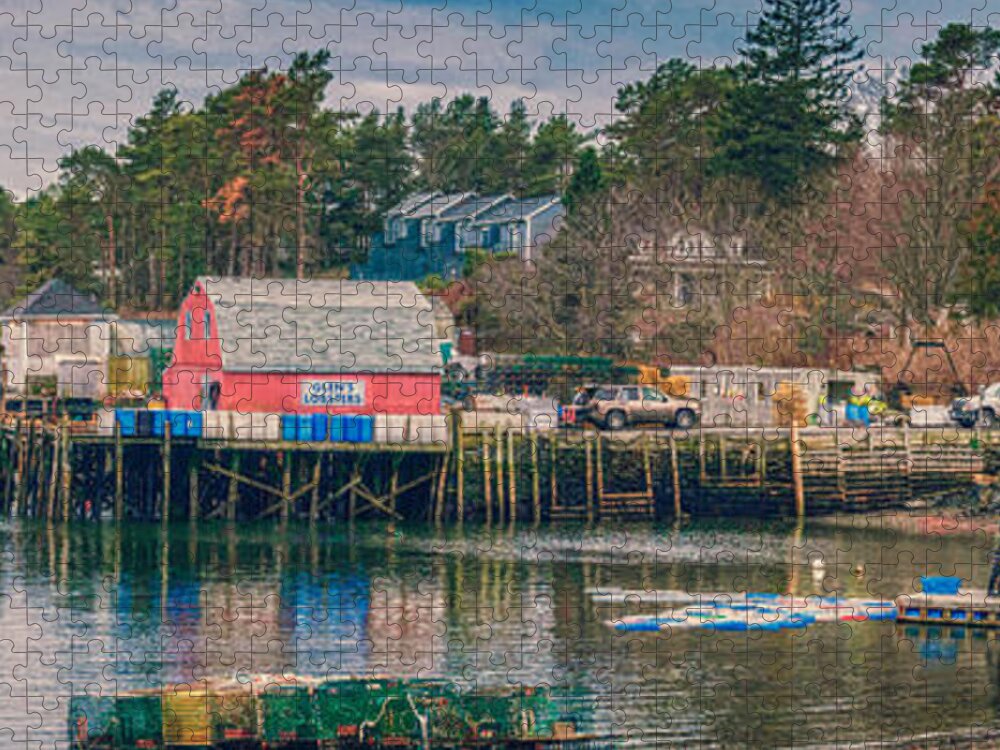 Baileys Island Jigsaw Puzzle featuring the photograph Downeast by Guy Whiteley
