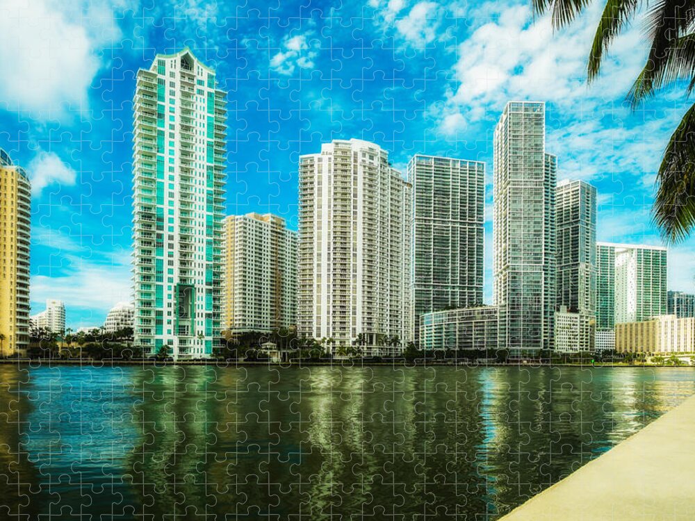 Architecture Jigsaw Puzzle featuring the photograph Downtown Miami by Raul Rodriguez