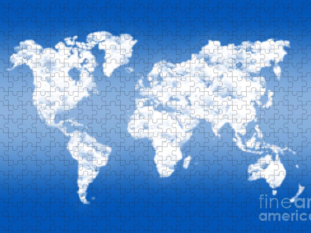 Wood World map Jigsaw Puzzle by Delphimages Map Creations - Fine Art America