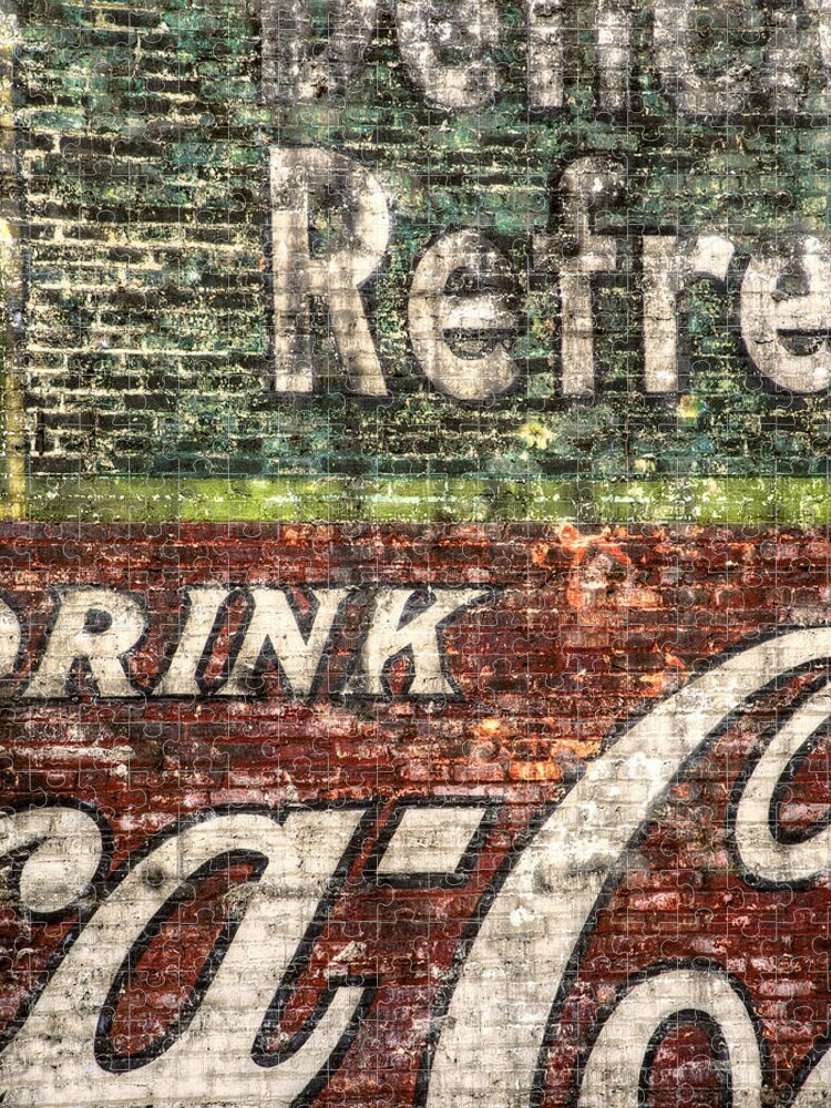 Building Jigsaw Puzzle featuring the photograph Drink Coca-Cola 1 by Scott Norris