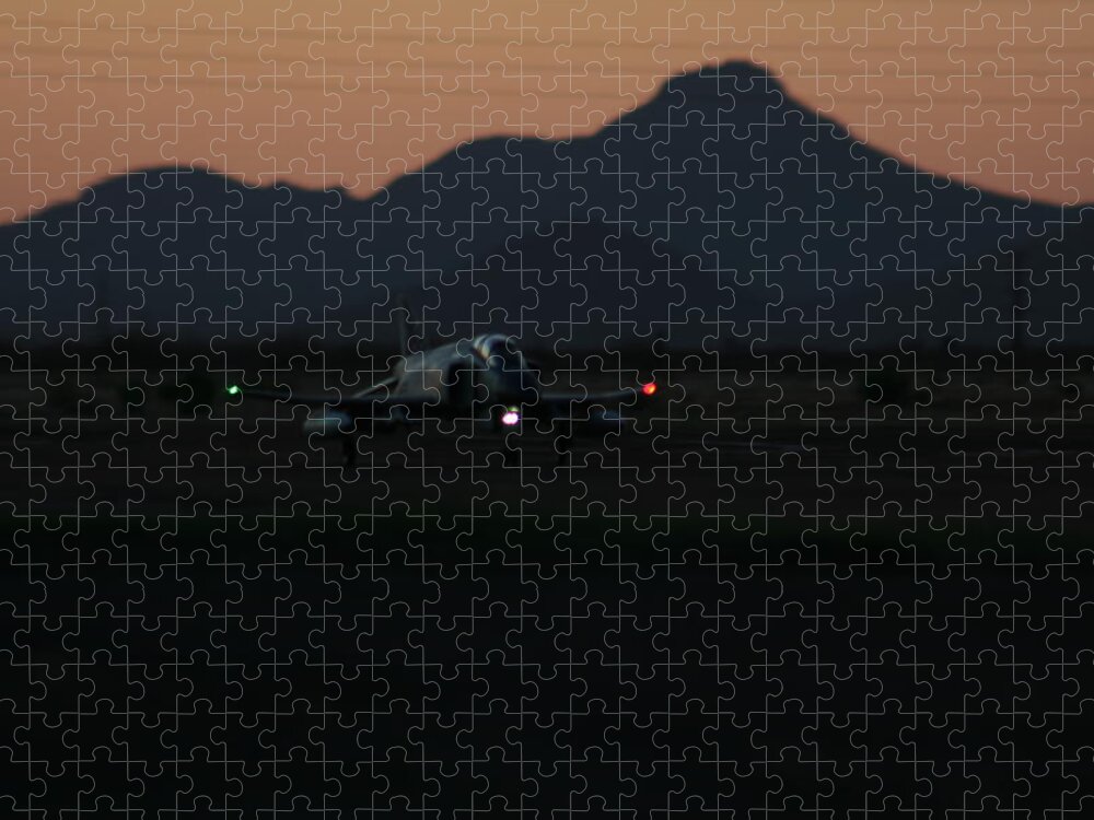 F-4 Jigsaw Puzzle featuring the photograph Dusk Return by David S Reynolds