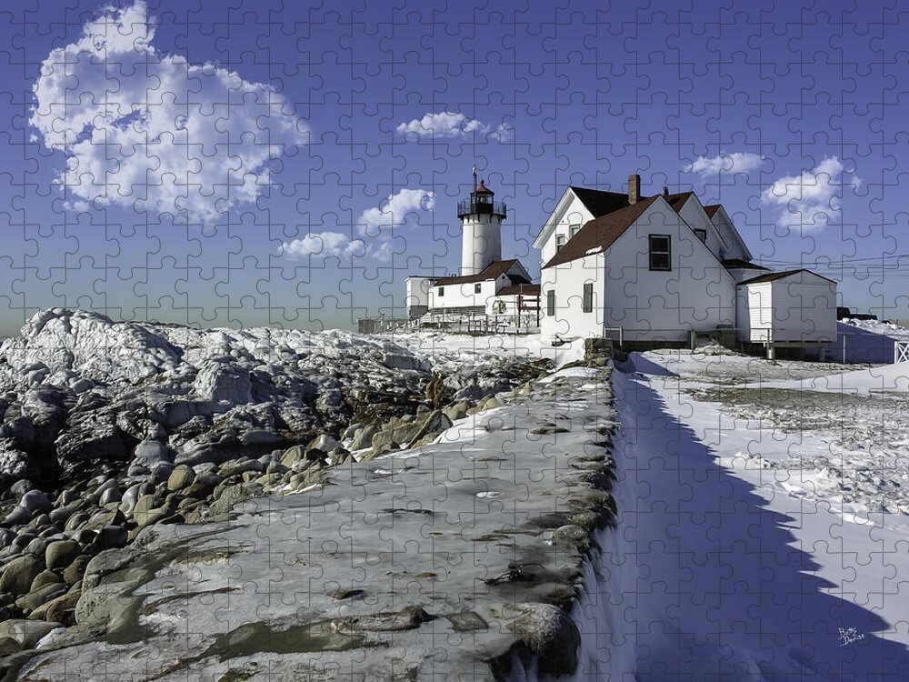 Lighthouses Jigsaw Puzzle featuring the photograph Eastern Point Lighthouse by Betty Denise