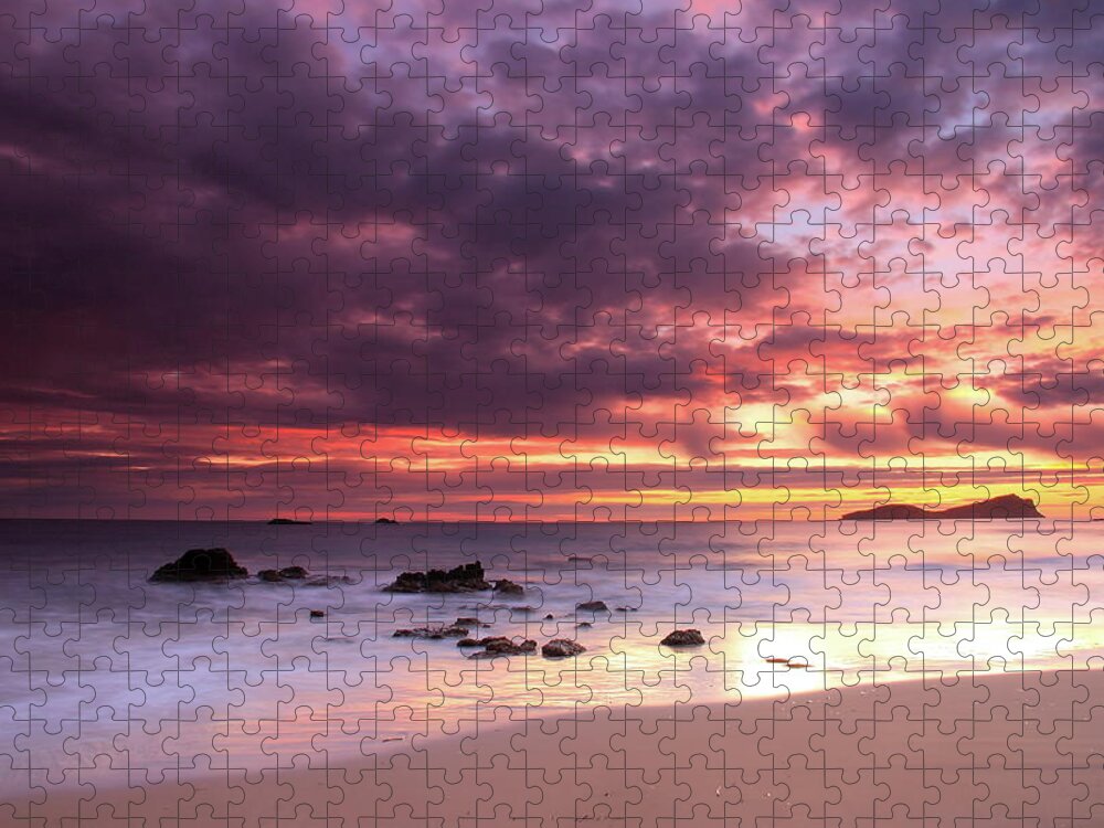 Water's Edge Jigsaw Puzzle featuring the photograph El Cielo, Por Ejemplo by Oscar Gonzalez
