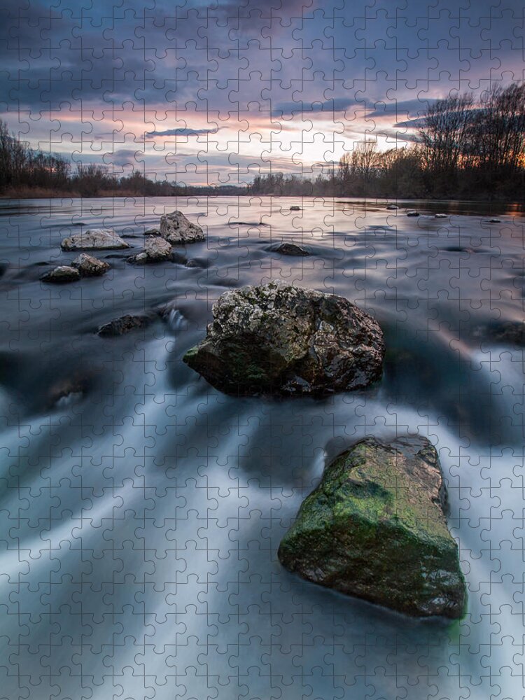 Landscapes Jigsaw Puzzle featuring the photograph Emerald rock by Davorin Mance