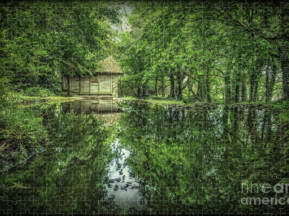 Bunratty Jigsaw Puzzle featuring the photograph Endless Shades Of Green by Evelina Kremsdorf