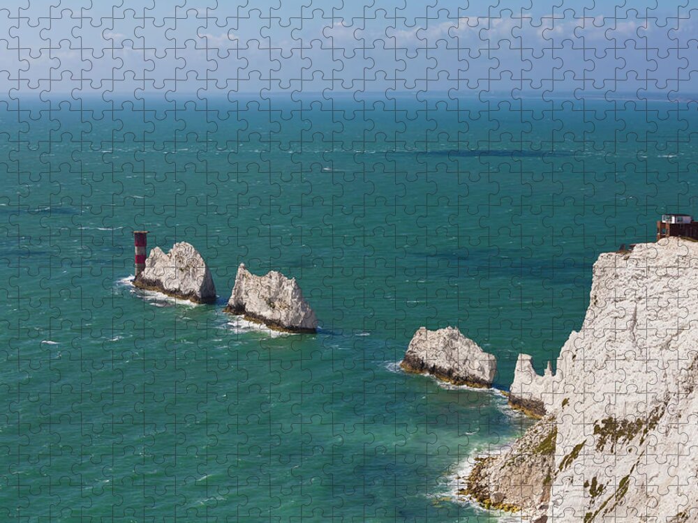 England Jigsaw Puzzle featuring the photograph England, Isle Of Wight, View Of Chalk by Westend61