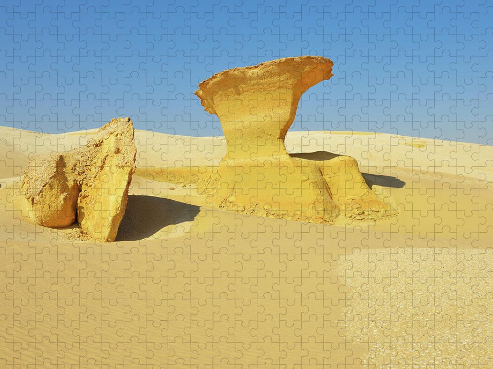 Scenics Jigsaw Puzzle featuring the photograph Eroded Rock Formation by Raimund Linke