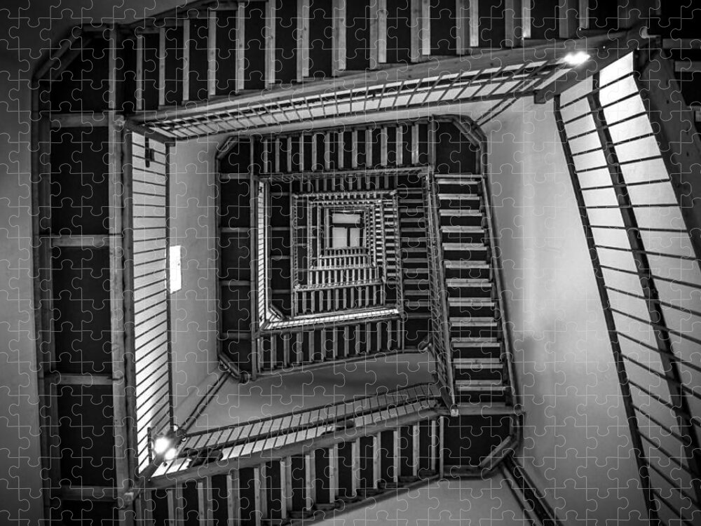 New Jersey Puzzle featuring the photograph Escher by Kristopher Schoenleber