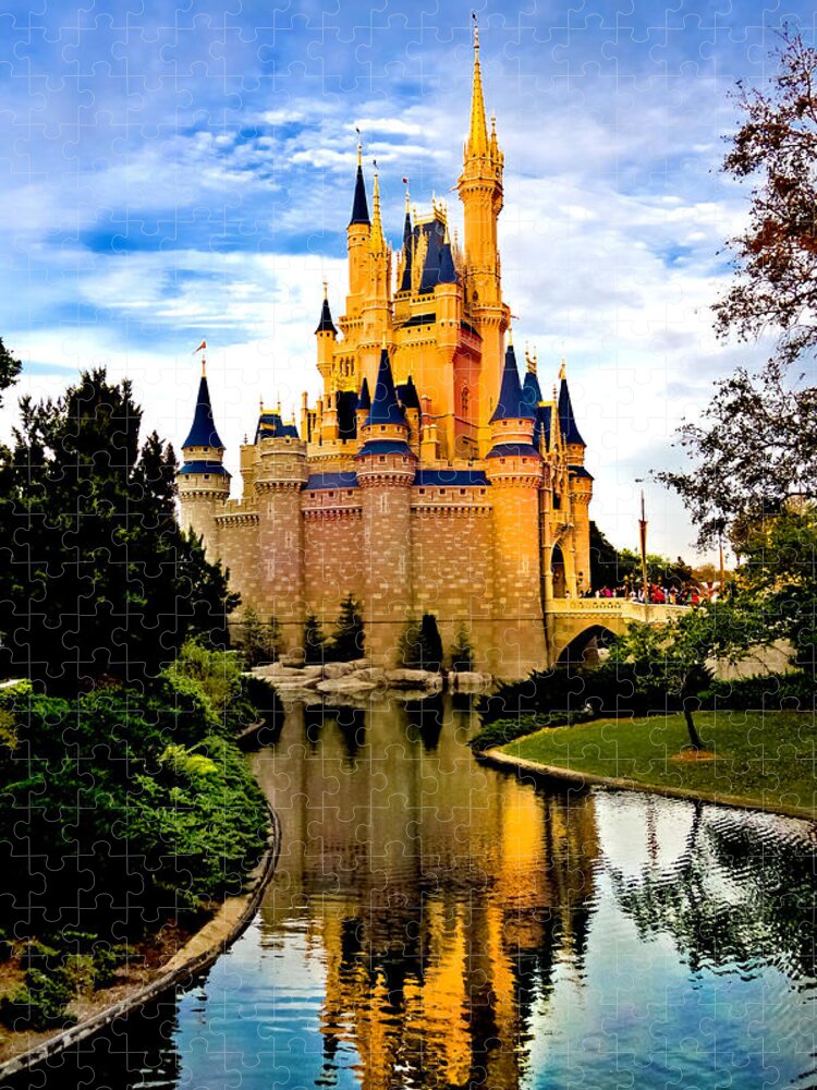 Castle Jigsaw Puzzle featuring the photograph Fairy Tale Twilight by Greg Fortier