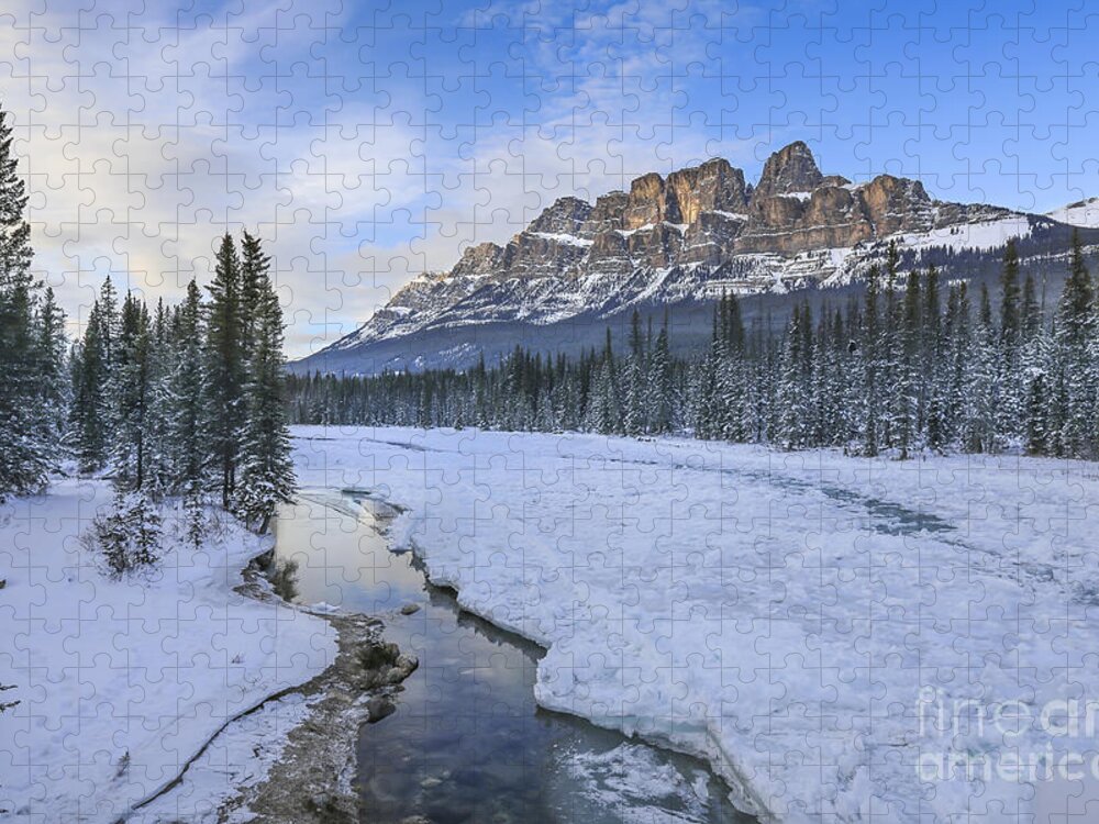 Banff Jigsaw Puzzle featuring the photograph Finest Hour by Evelina Kremsdorf