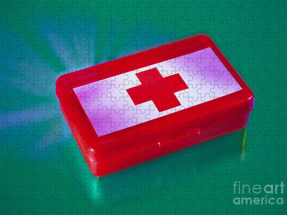 First Aid Kit Jigsaw Puzzle featuring the photograph First Aid Kit by Erich Schrempp