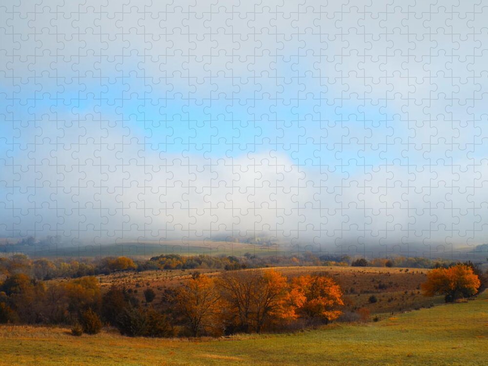 Fog Jigsaw Puzzle featuring the photograph Foggy Top by Caryl J Bohn