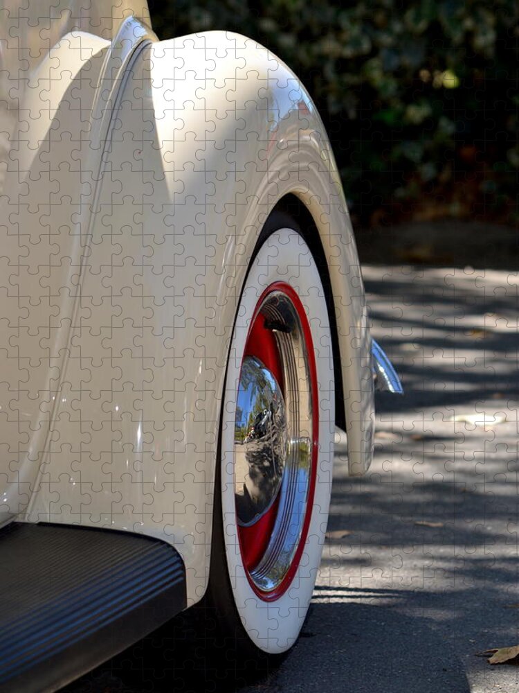  Jigsaw Puzzle featuring the photograph Ford Fender by Dean Ferreira