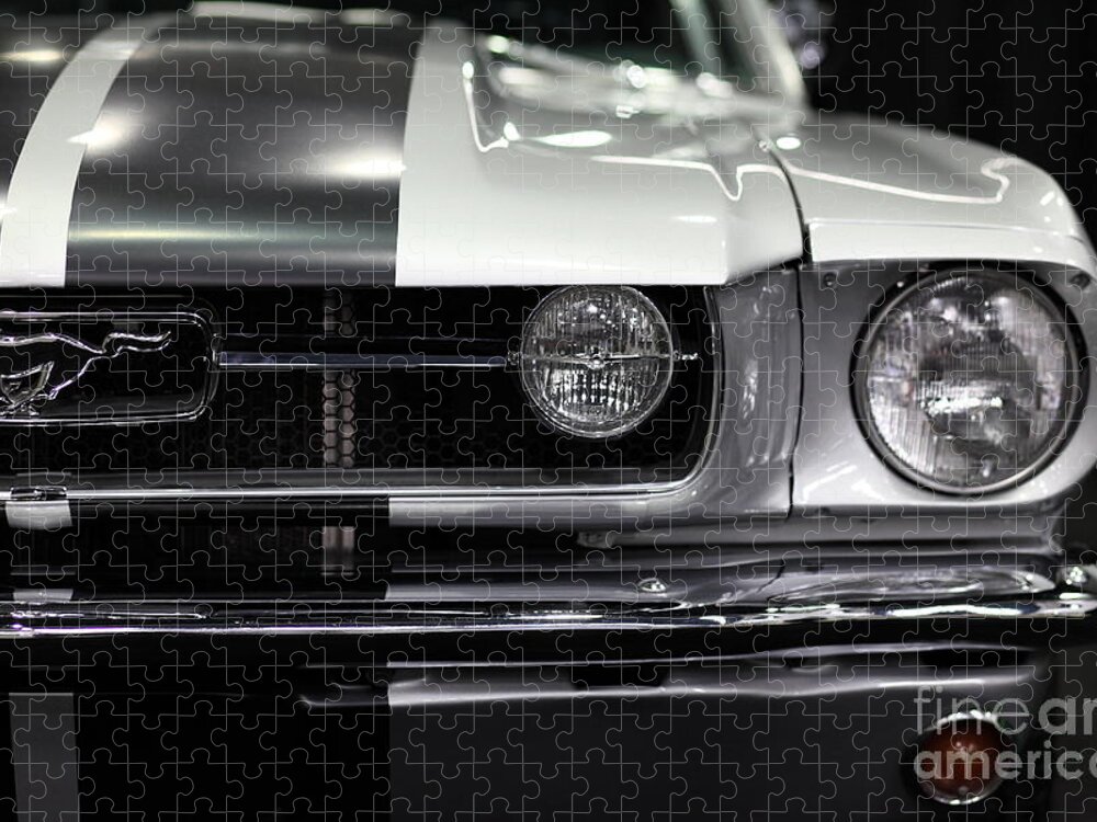Wingsdomain Jigsaw Puzzle featuring the photograph Ford Mustang Fastback - 5D20342 by Wingsdomain Art and Photography